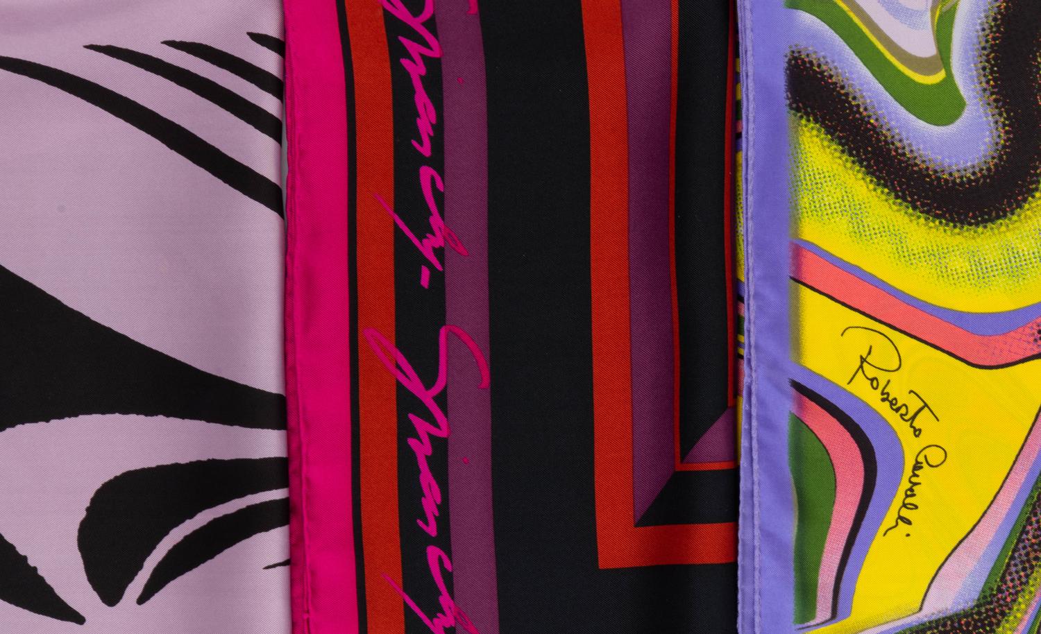 Collection of Ten Designer Scarves, 1980-2010s