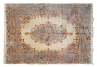 A Kirman Wool Rug 10 feet 8 inches x 7 feet 6 inches. — MID-20TH CENTURY