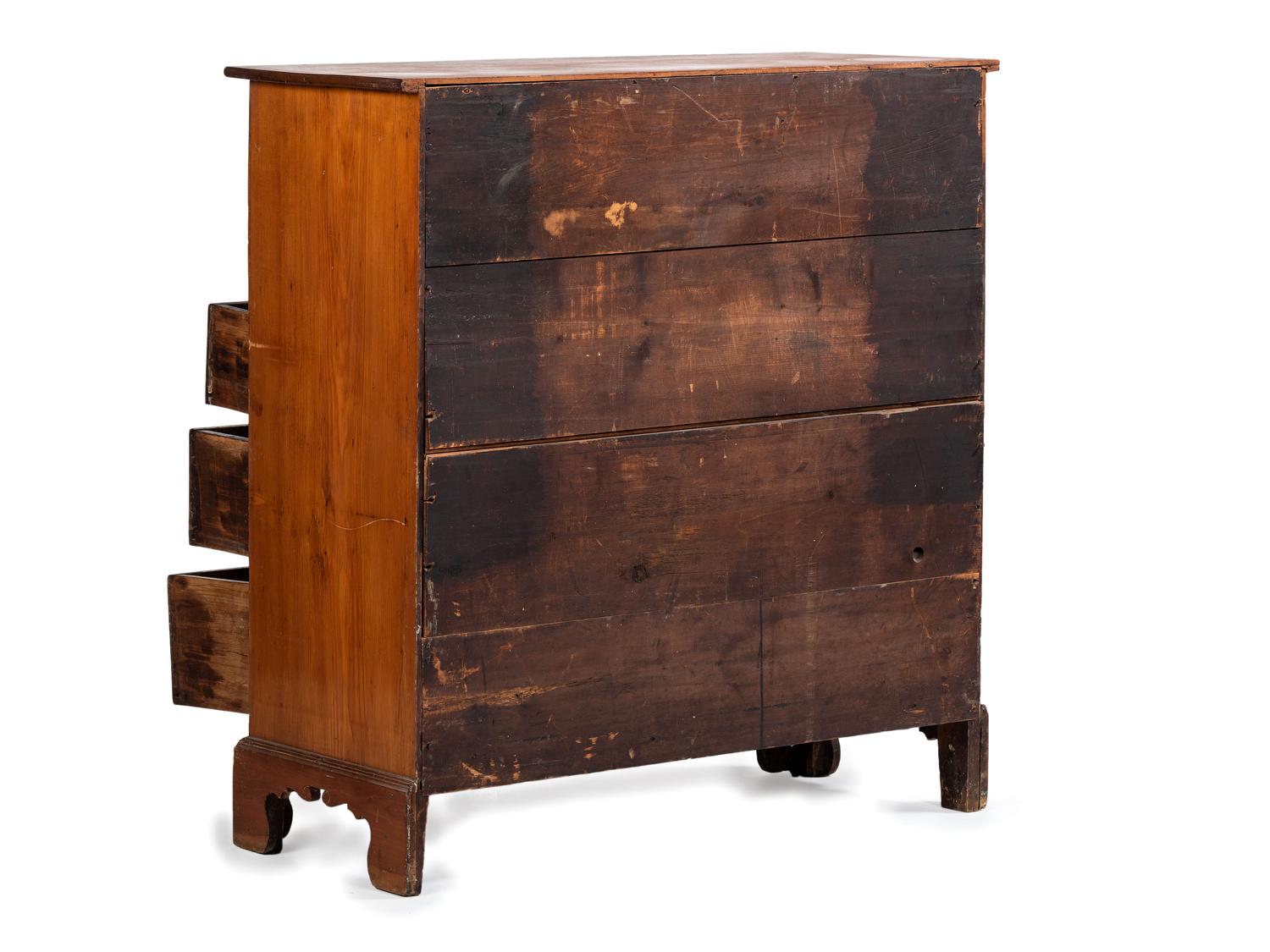 A Country Pine Bonnet Chest
