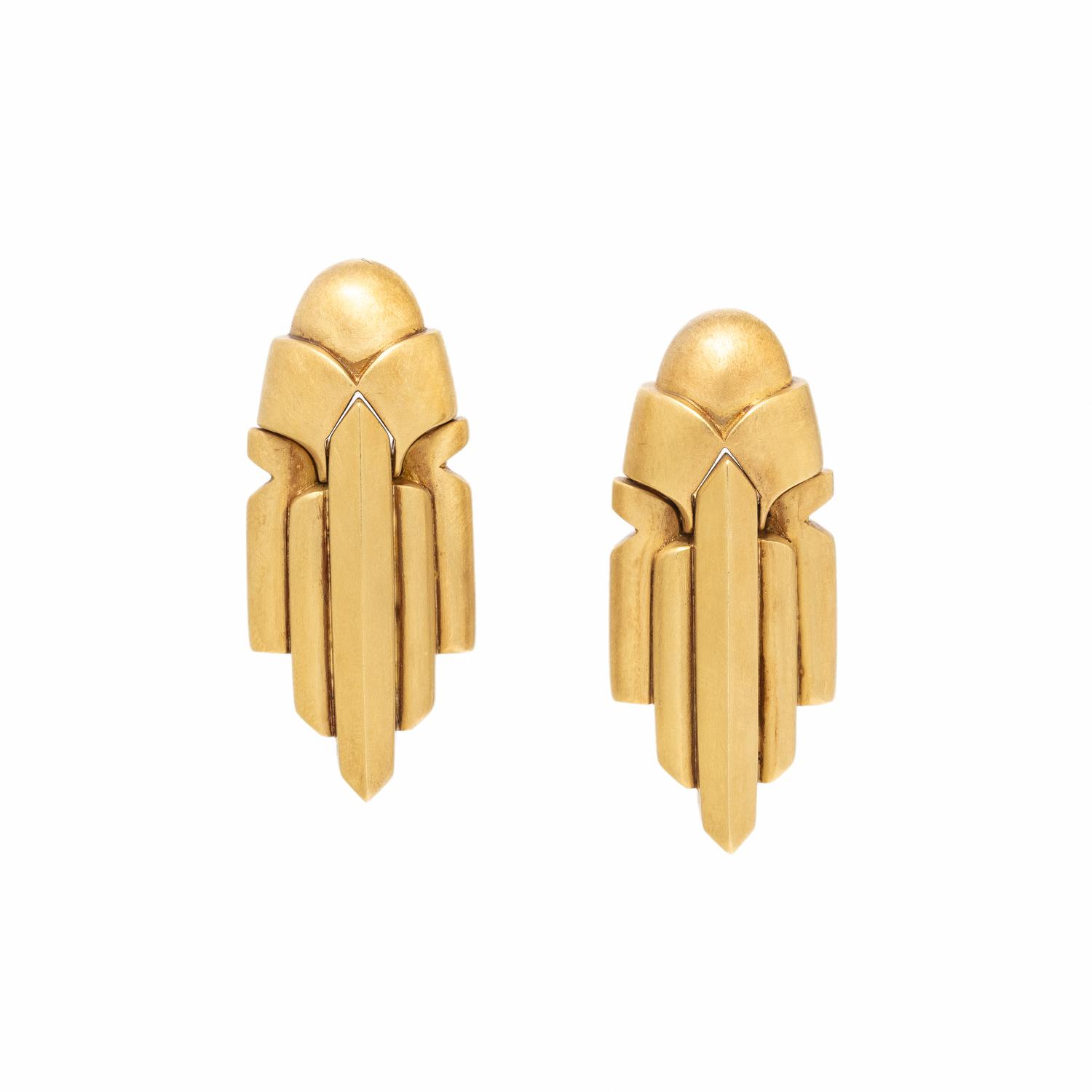 Yellow Gold Earrings