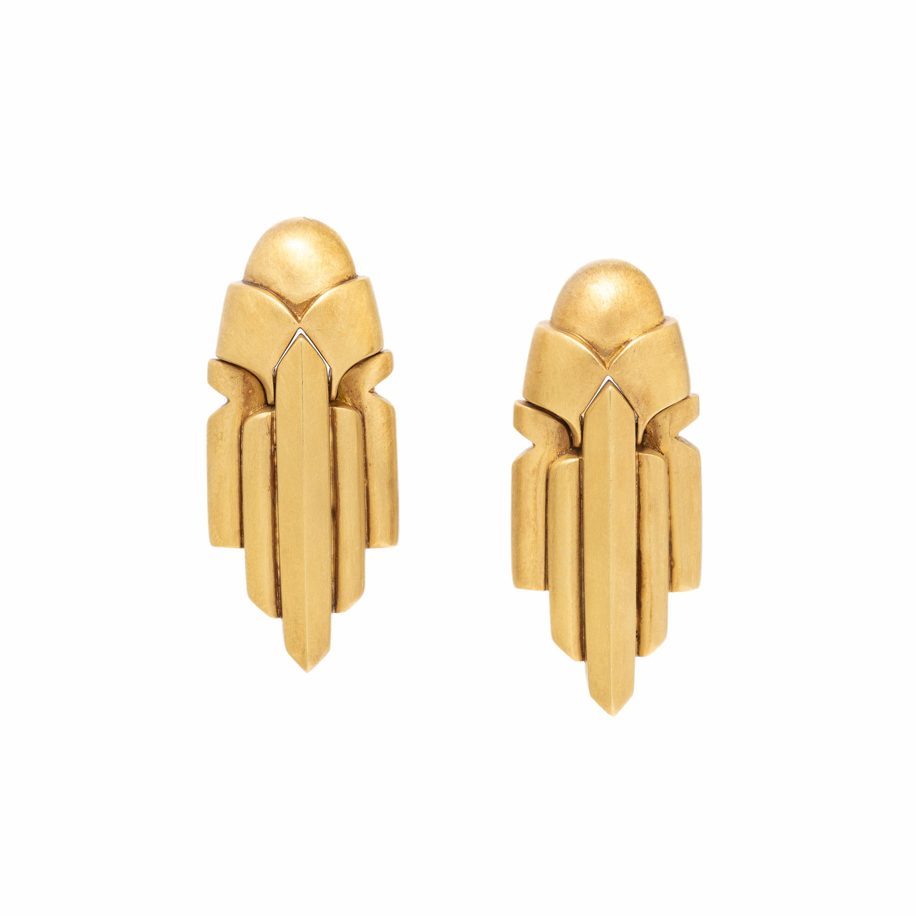 Yellow Gold Earrings