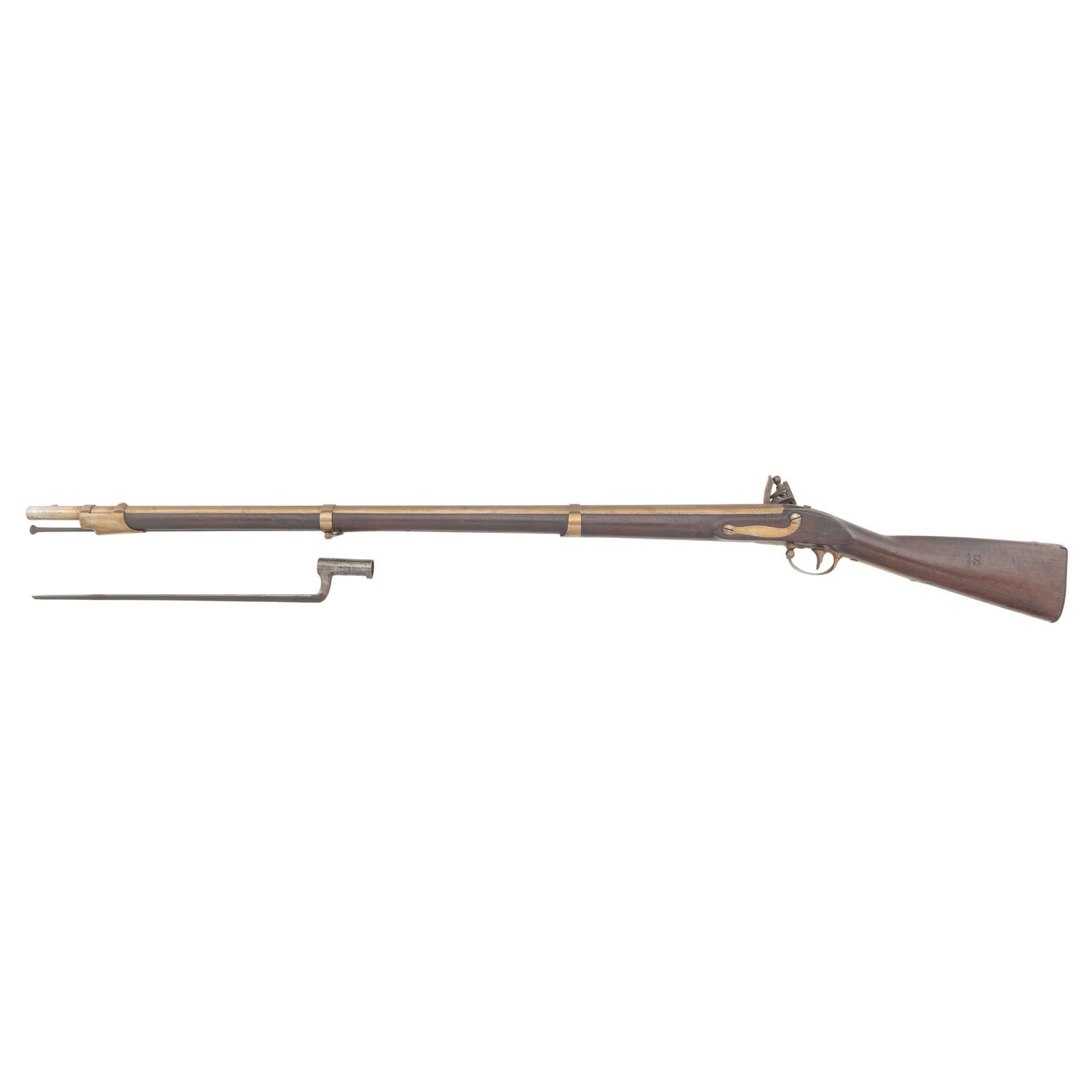 US Model 1828 (M1816 Type III) M.T. Wickham Contract Musket with Bayonet