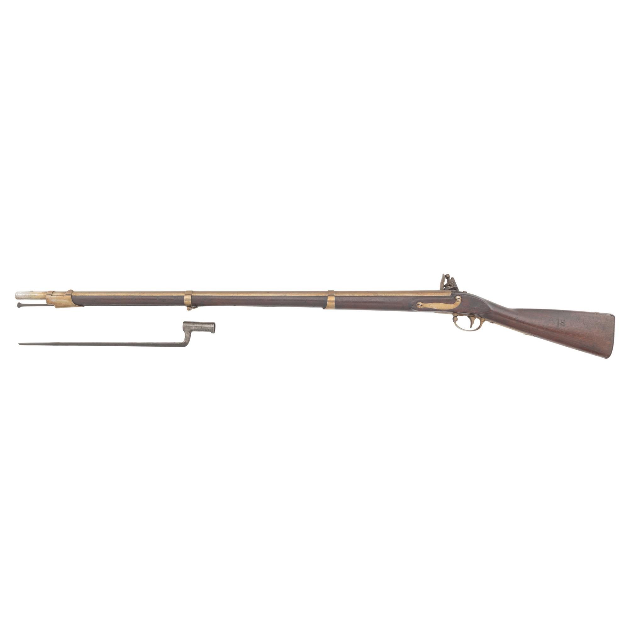 US Model 1828 (M1816 Type III) M.T. Wickham Contract Musket with Bayonet