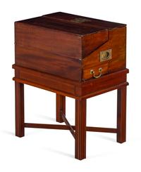 A Late George III/Early Regency Writing Slope and Letter Box