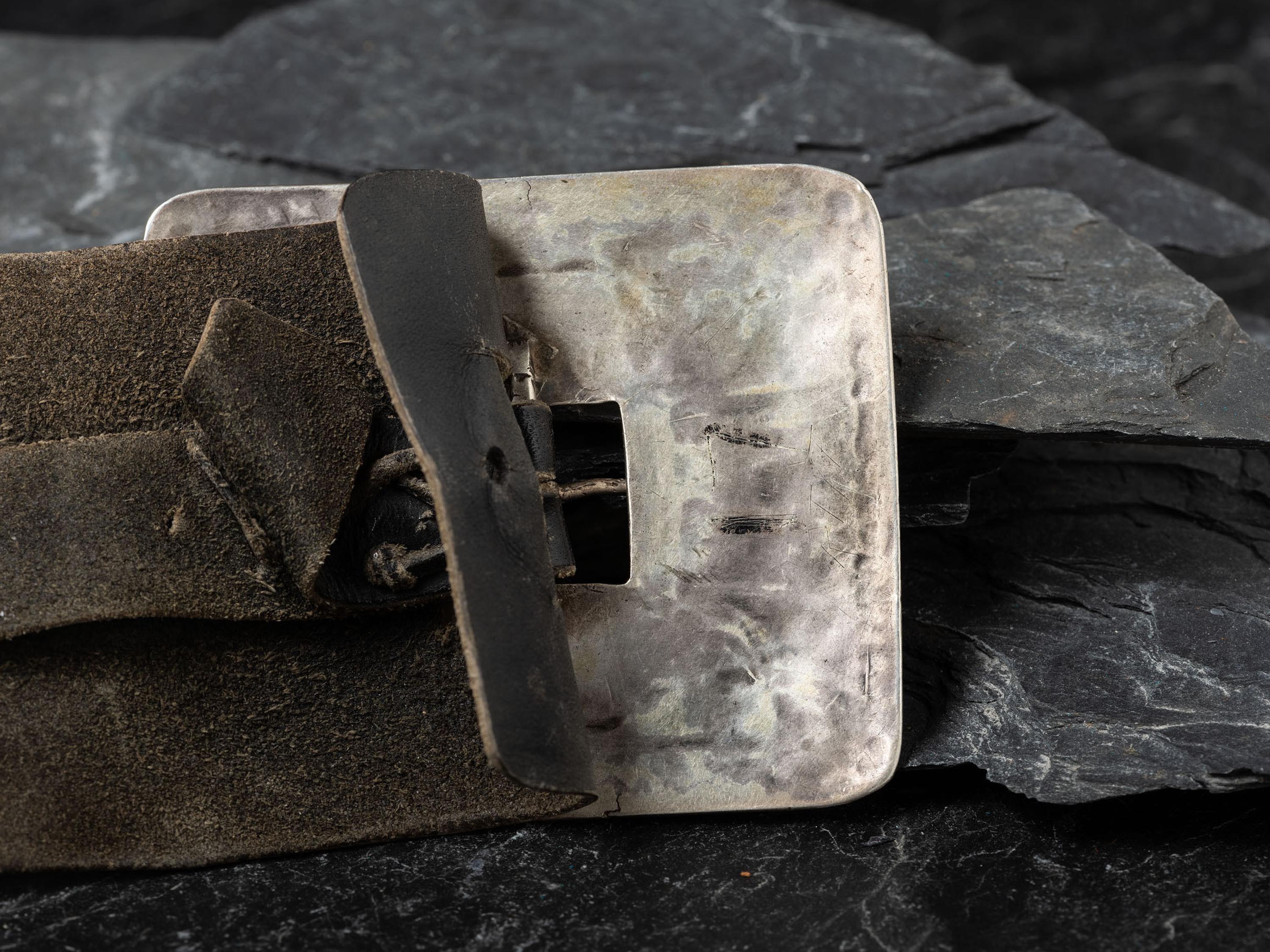 Navajo Silver and Turquoise Concha Belt