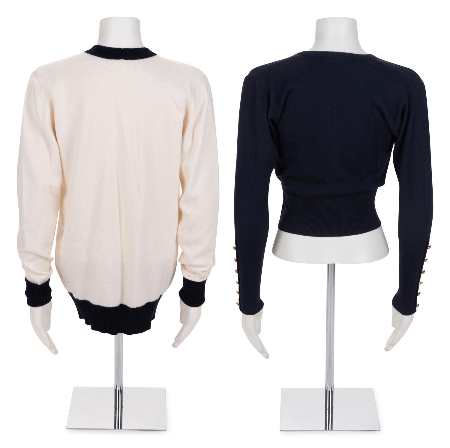 Two Chanel Knit Sweaters