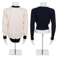 Two Chanel Knit Sweaters