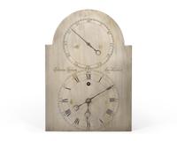 A Federal Mahogany Tall Case With Rare Astronomical Regulator Clock By Ephraim Niles Byram (1809-1881) Of Sag Harbor, New York