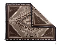 Navajo Two Grey Hills Weaving / Rug
