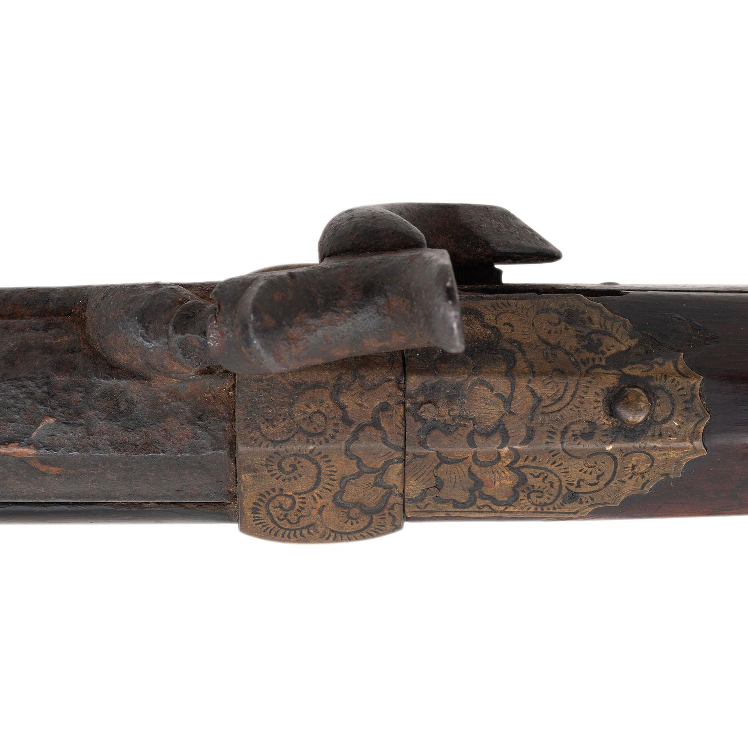Edo-Period Japanese Tanegashima with Tokugawa Mon