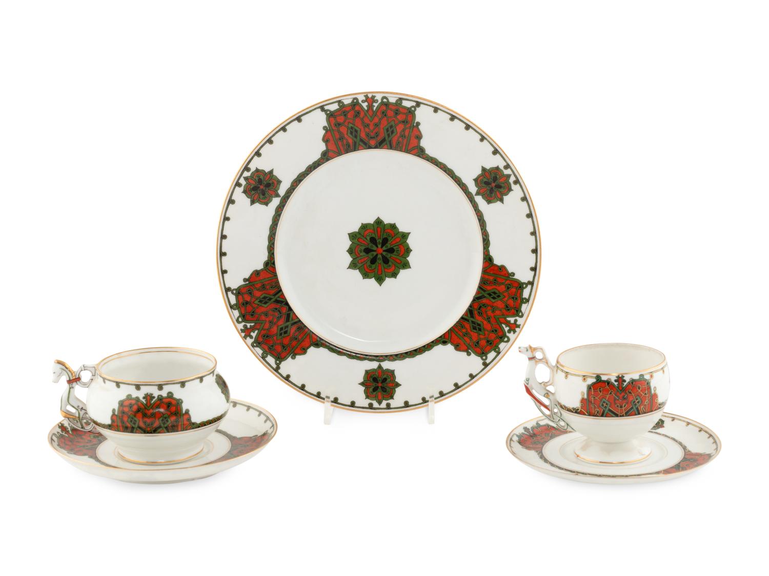 A Group of Russian Porcelain Articles