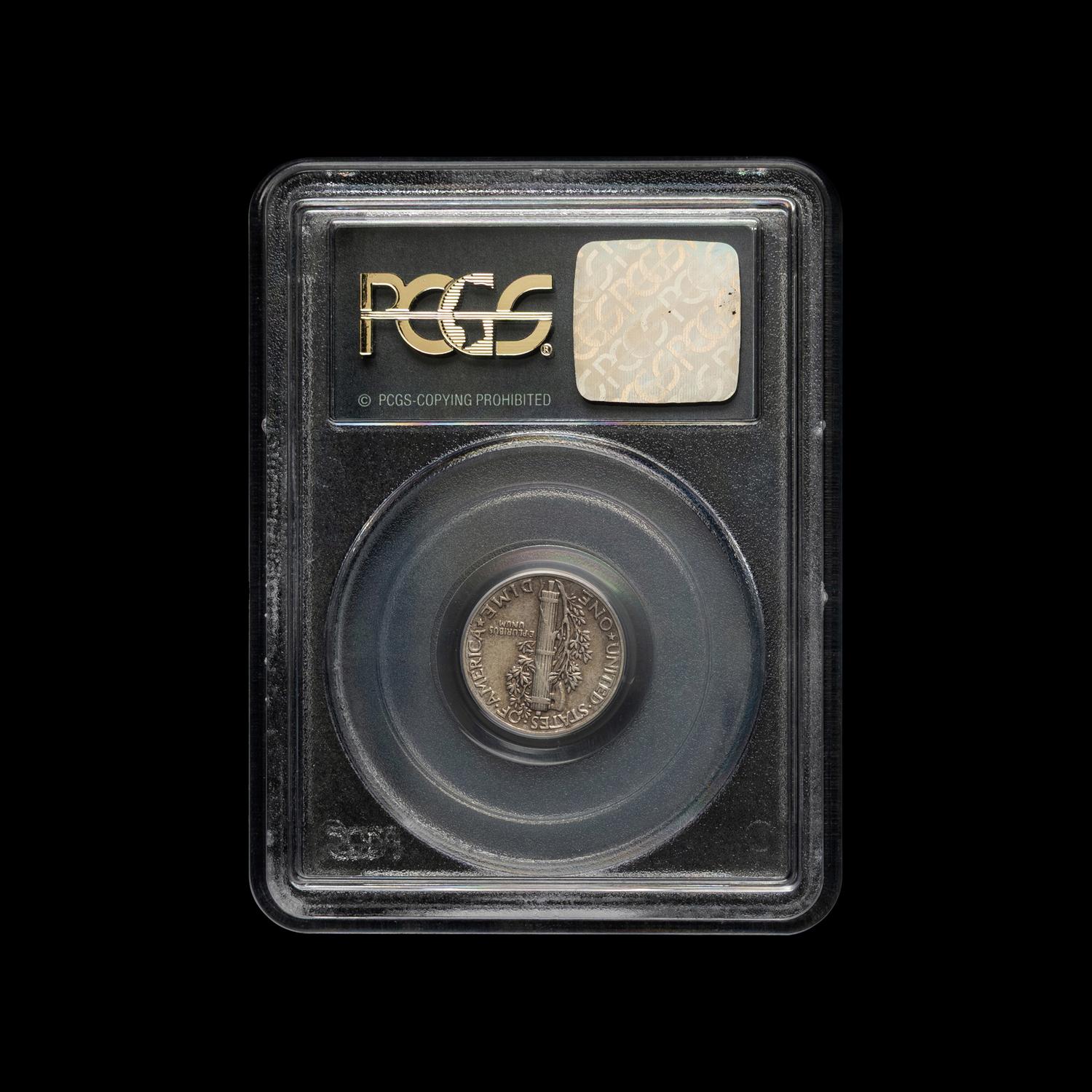 A 1942/1 Mercury 10c Coin (PCGS VF25)