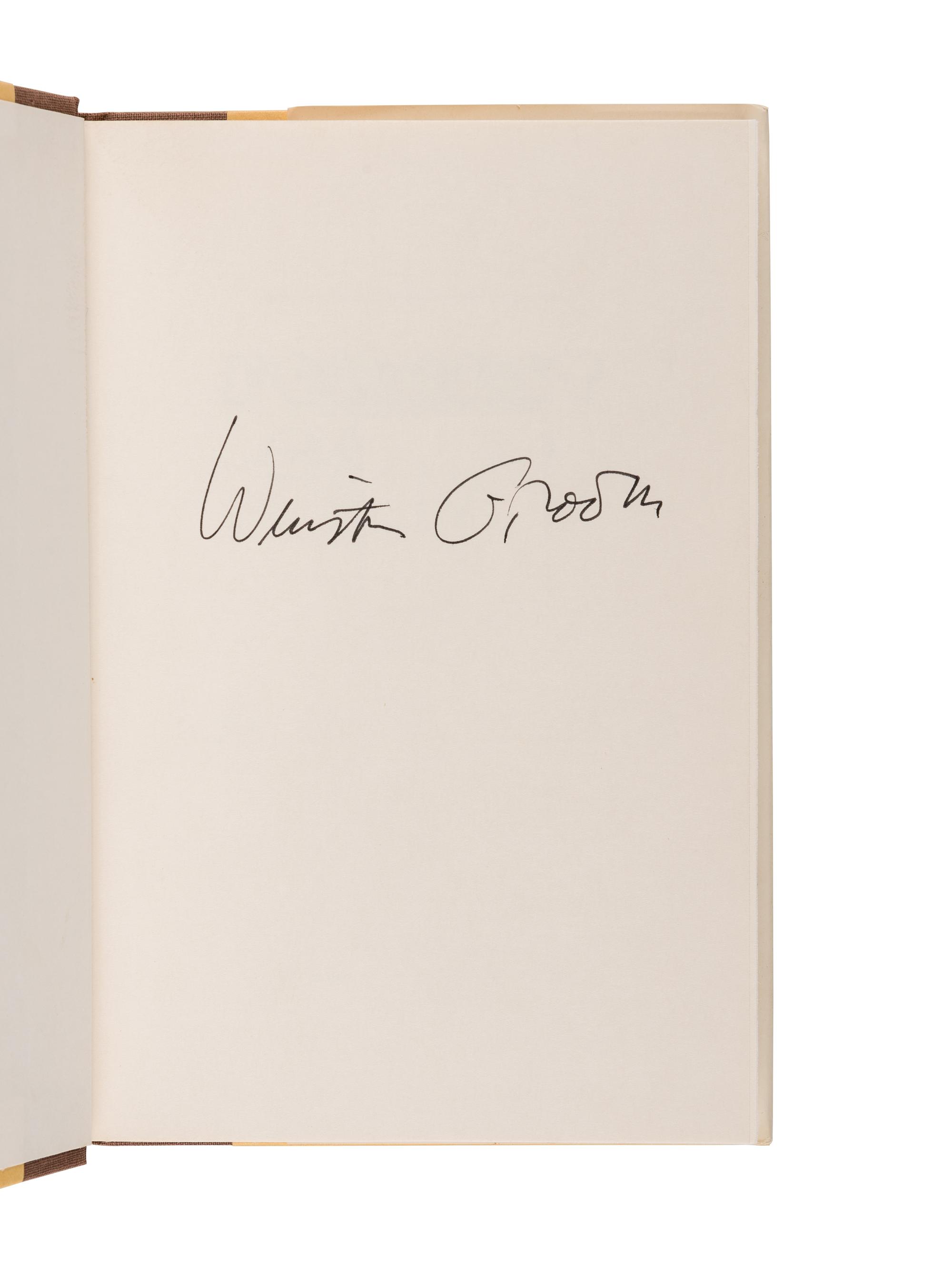 GROOM, Winston (b.1943). Forrest Gump. A Novel . Garden City: Doubleday & Company, 1986.