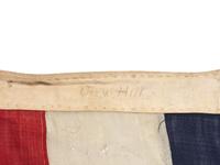 [FLAGS]. 13-star American Centennial flag. Ca mid-to-late 19th century.