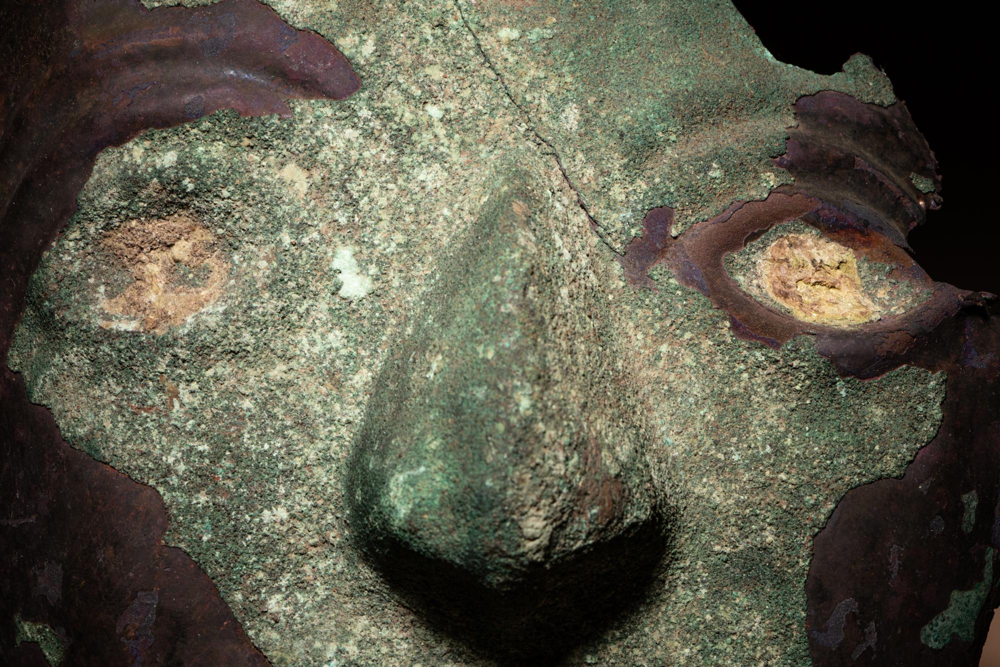 A Moche Copper Ritual Mask