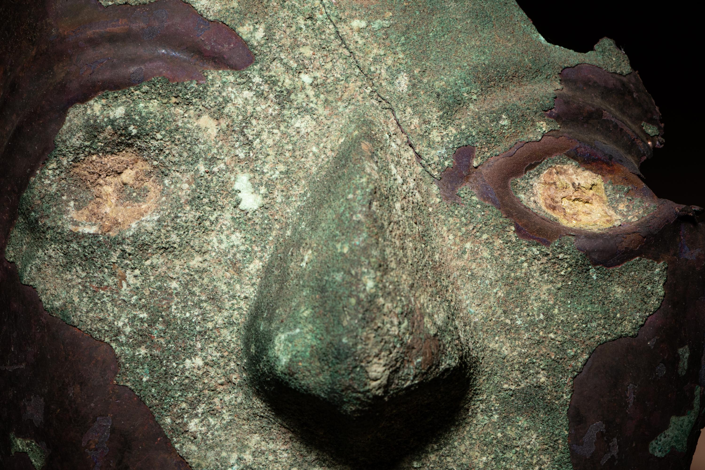 A Moche Copper Ritual Mask