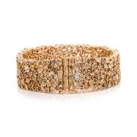 COLORED DIAMOND AND DIAMOND BRACELET