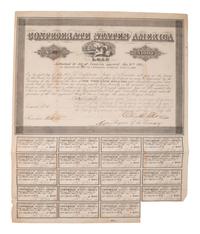 [CIVIL WAR - CONFEDERATE]. A large group of Confederate bonds.