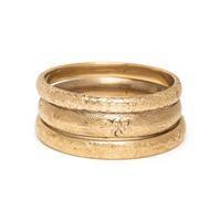 ANTIQUE, YELLOW GOLD BANGLE BRACELETS