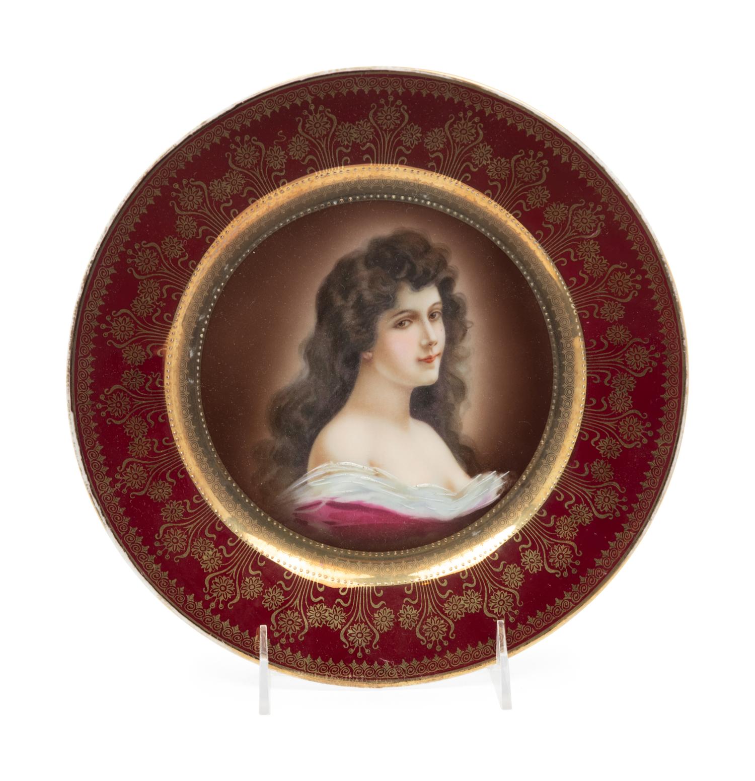 A Group of Four Vienna Porcelain Plates