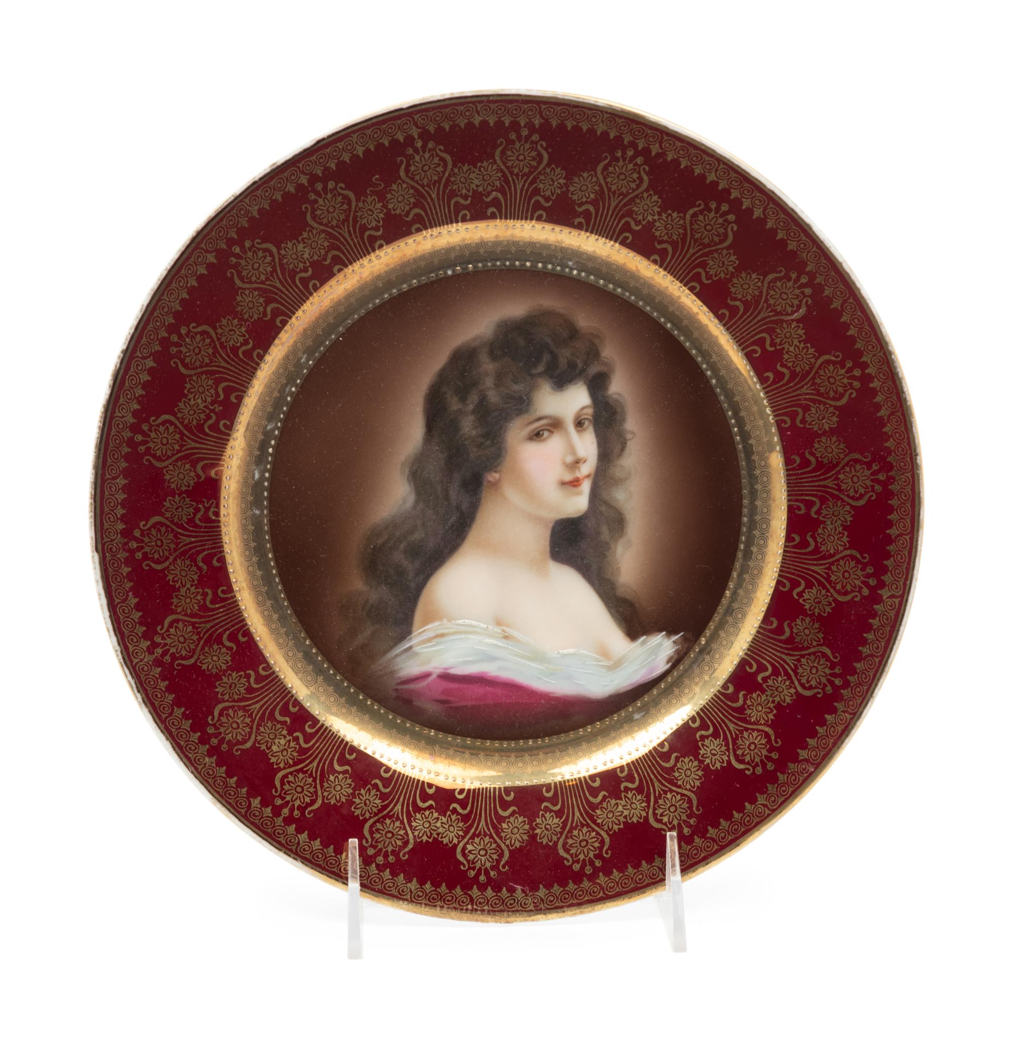 A Group of Four Vienna Porcelain Plates