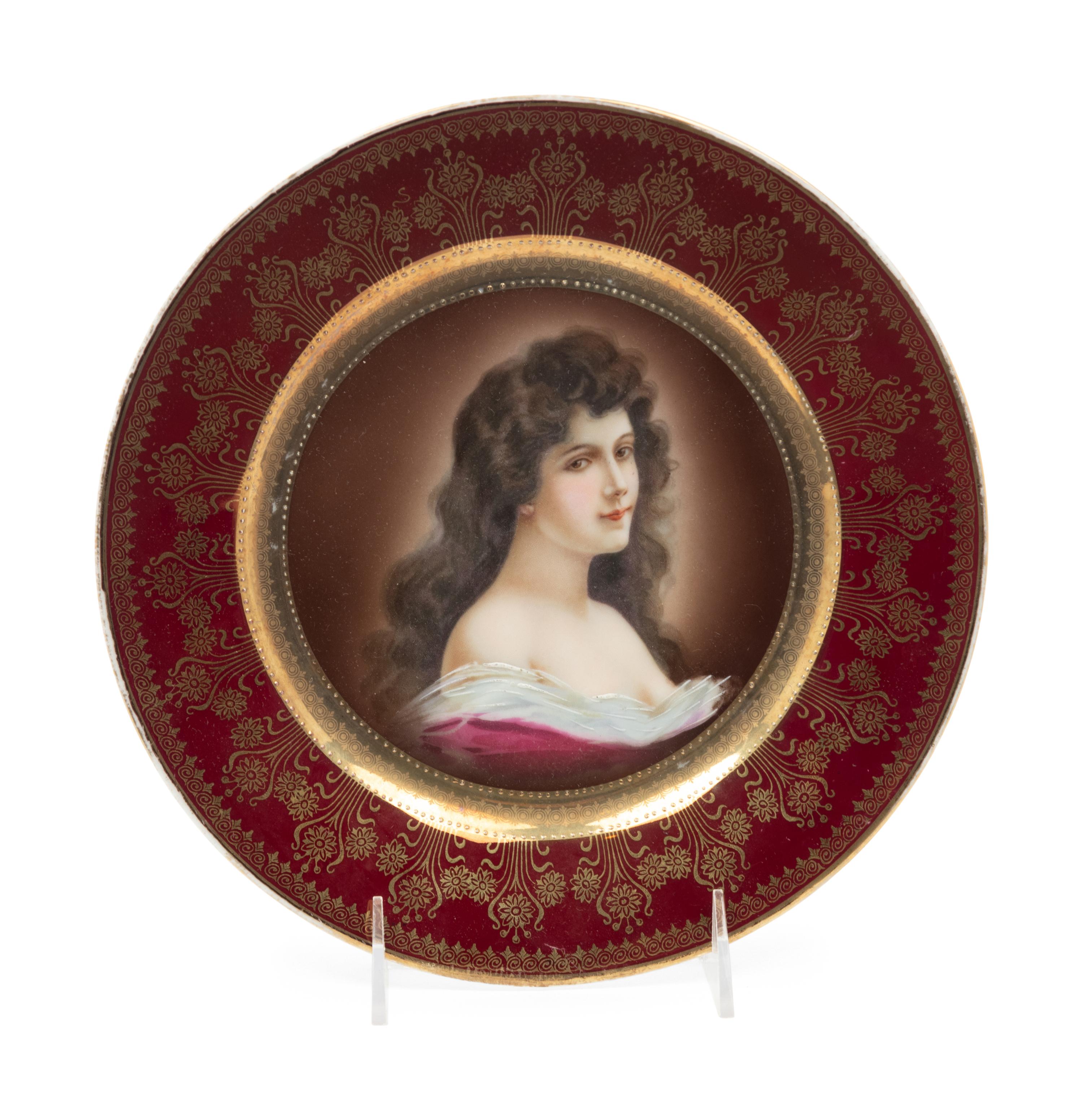 A Group of Four Vienna Porcelain Plates