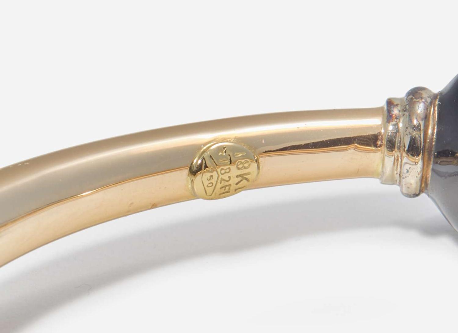 An 18K Rose Gold, Diamond, and Enamel Bracelet by La Nouvelle Bague