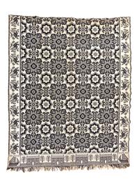 Four Jacquard Coverlets Including a George Washington Example