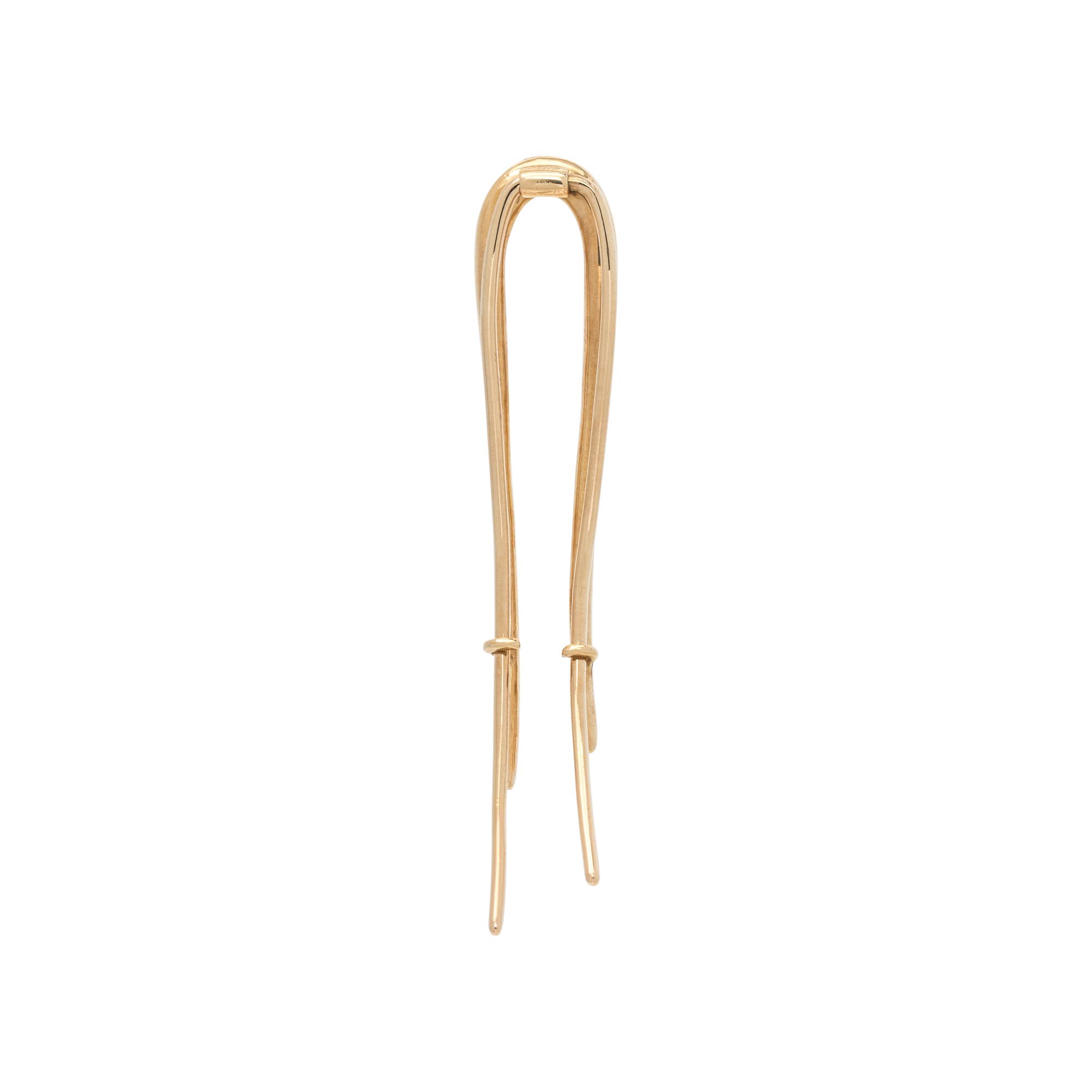 TIFFANY & CO., YELLOW GOLD 'THE LINDA' BARRETTE