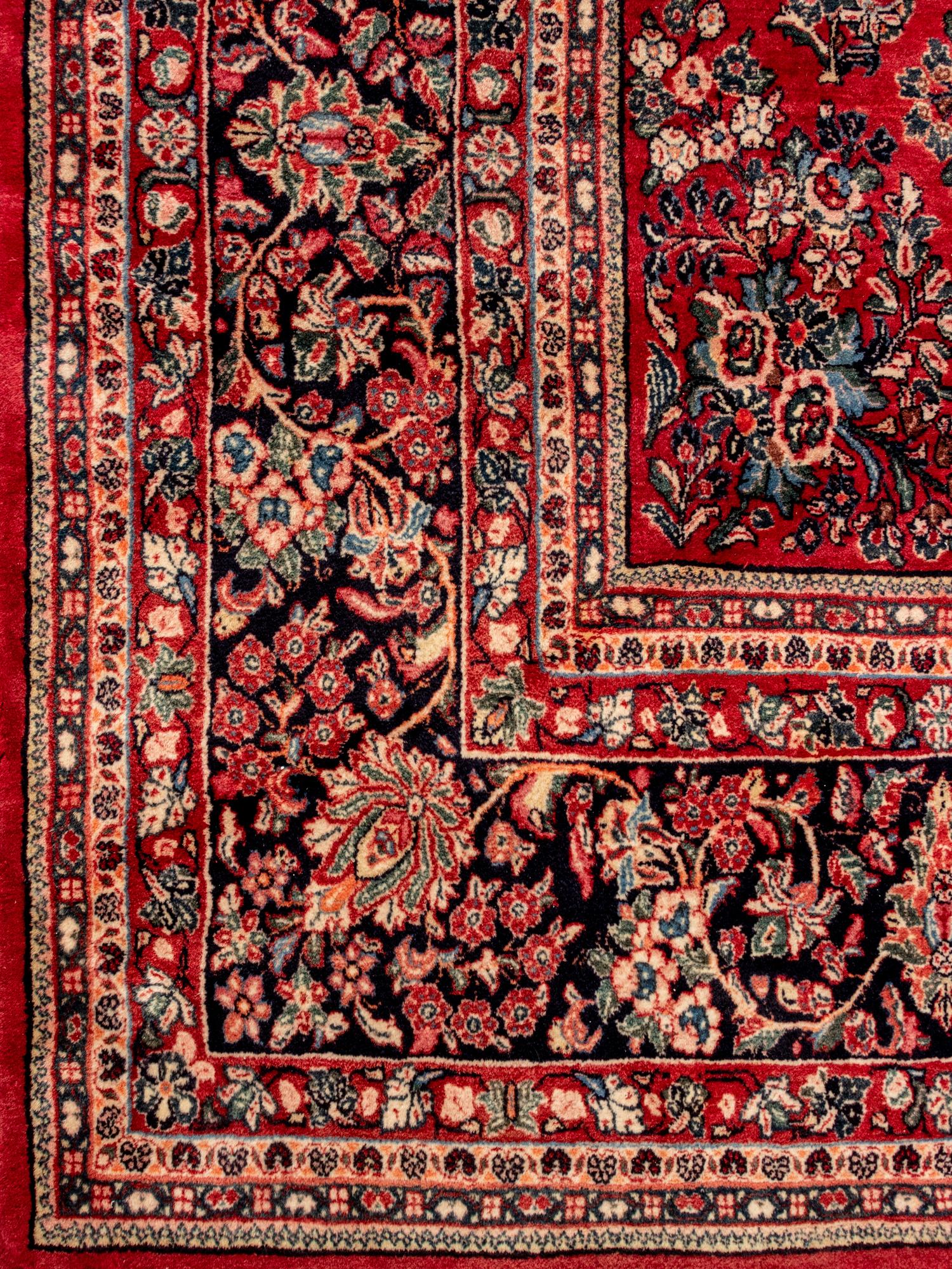 A Sarouk Wool Rug