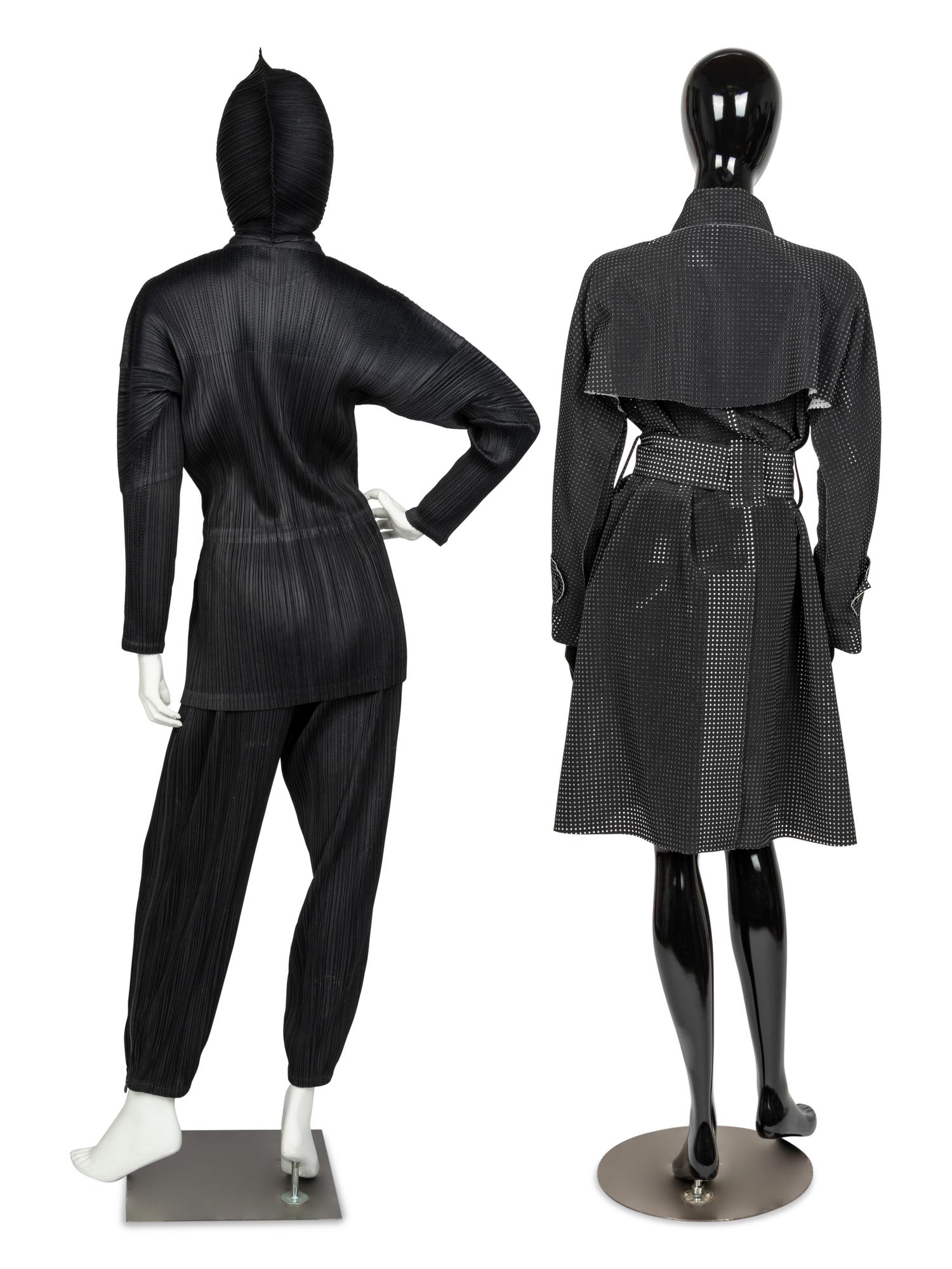 Issey Miyake Ensemble and Coat, 1990s