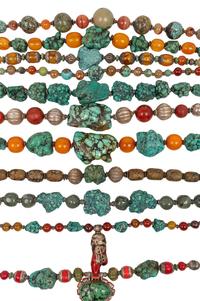 A Group of Thirteen Beaded Necklaces