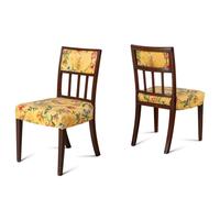 A Set of Six George III Style Mahogany Dining Chairs