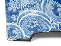 A Chinese Blue and White Porcelain Square Jardinière