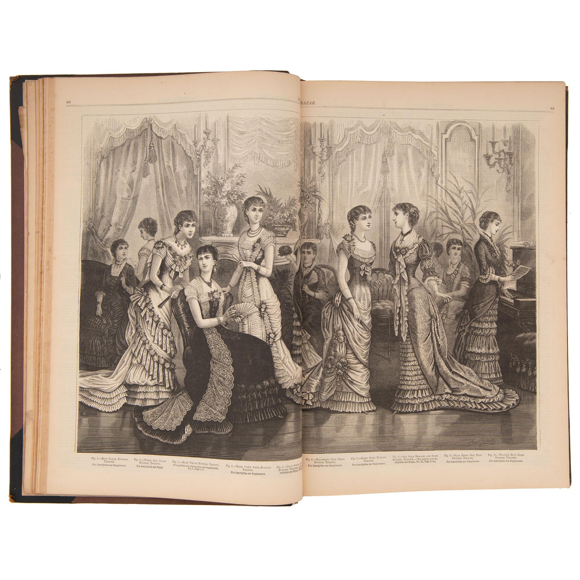 [NEWSPAPERS & PERIODICALS]. Harper's Bazaar . Vol. 14 (XIV), Nos. 1–53, 1881. New York: 1881.