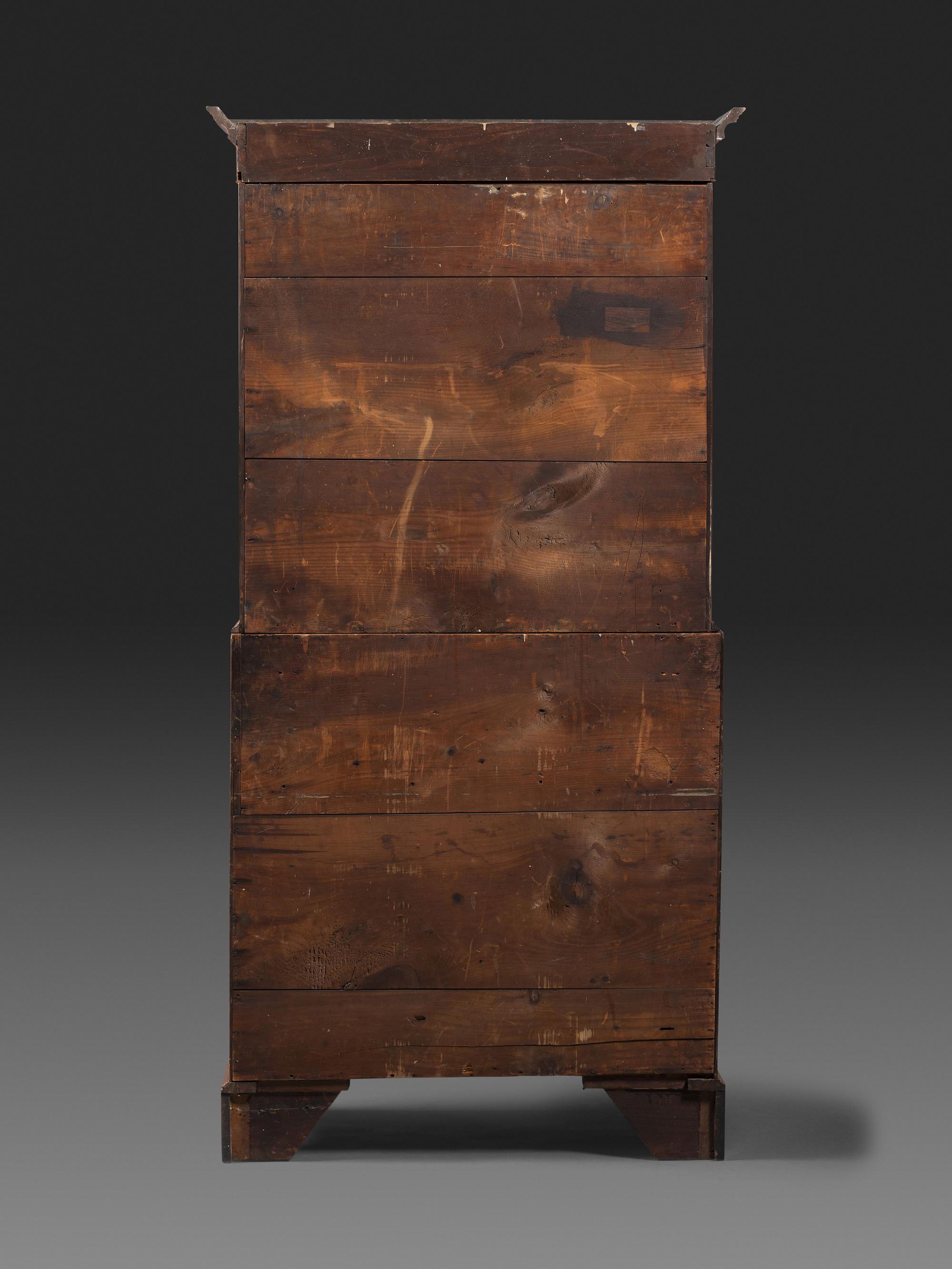 A Federal Inlaid and Figured Cherrywood Cabinet