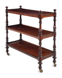 A William IV Mahogany Étagère