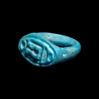 An Egyptian Faience Ring