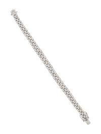 BICOLOR GOLD AND DIAMOND BRACELET