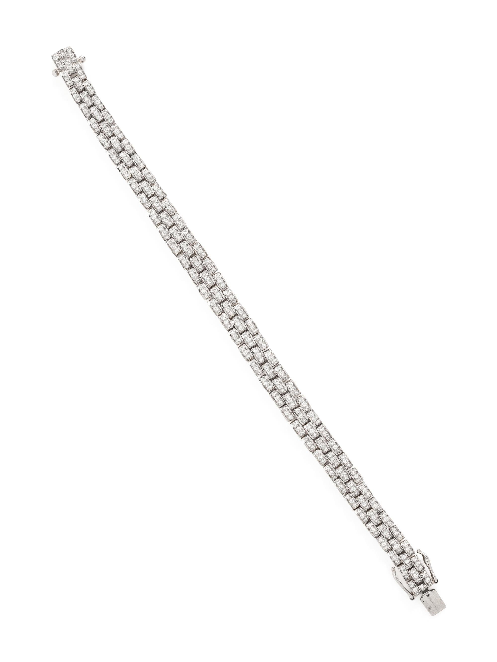 BICOLOR GOLD AND DIAMOND BRACELET