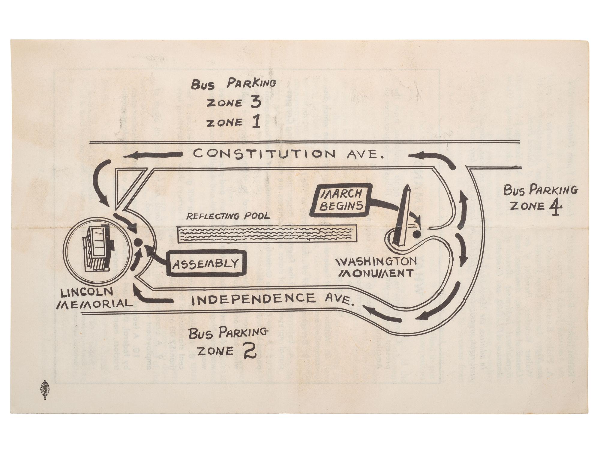 [CIVIL RIGHTS]. March on Washington for Jobs and Freedom, August 28, 1963: Lincoln Memorial Program . [Washington, DC], 1963.