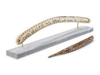 Iñupiaq Scrimshawed Bone Tools