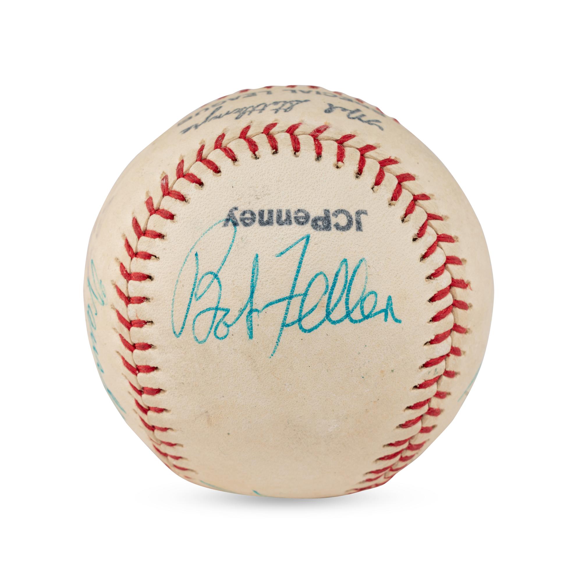 A Multi Signed Autograph Baseball Featuring Satchel Paige and Additional Hall of Famers (Beckett Authentication Services Letter of Authenticity)