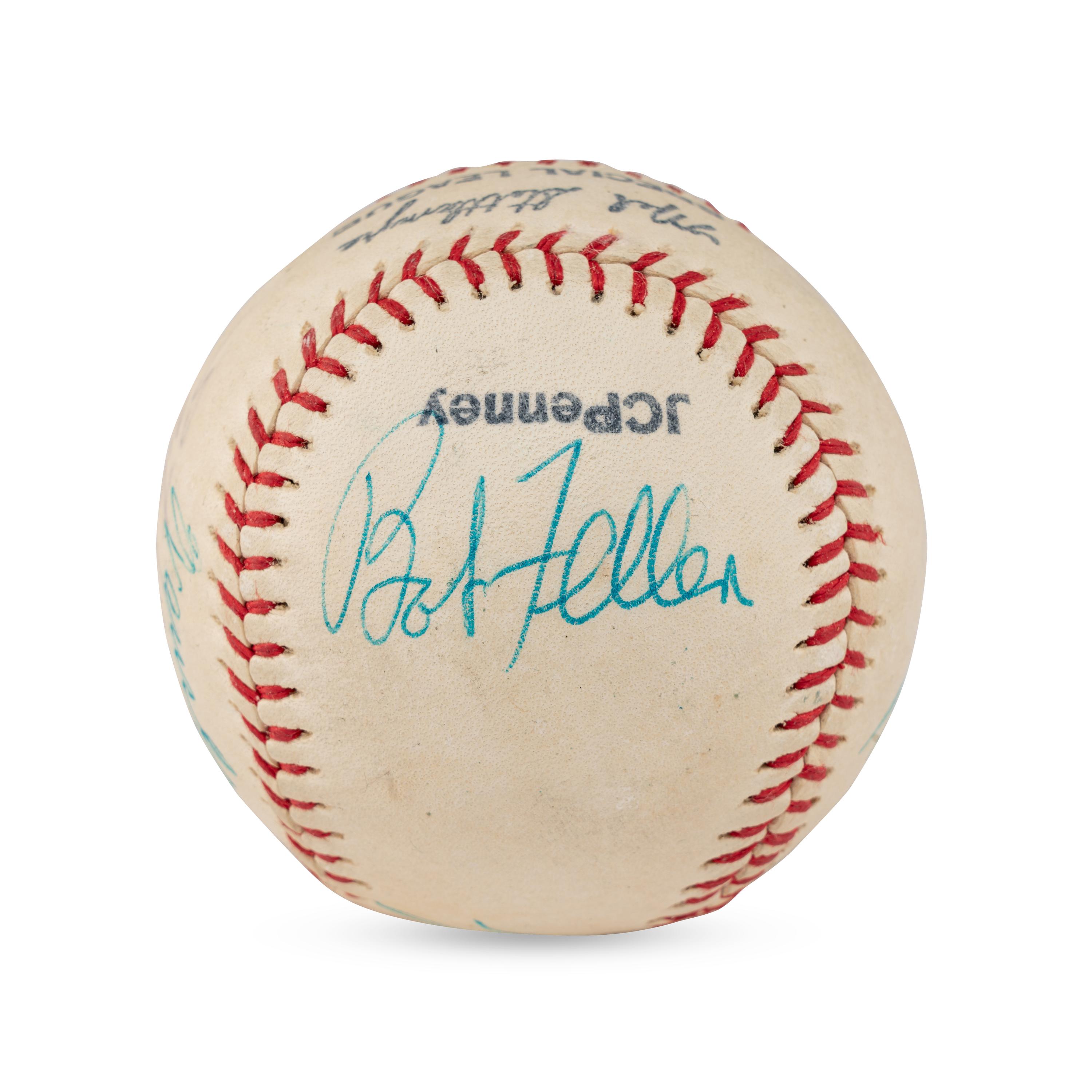 A Multi Signed Autograph Baseball Featuring Satchel Paige and Additional Hall of Famers (Beckett Authentication Services Letter of Authenticity)