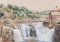Frank Myers Boggs, (American, 1855-1926), Genesee Falls, Rochester, N.Y.