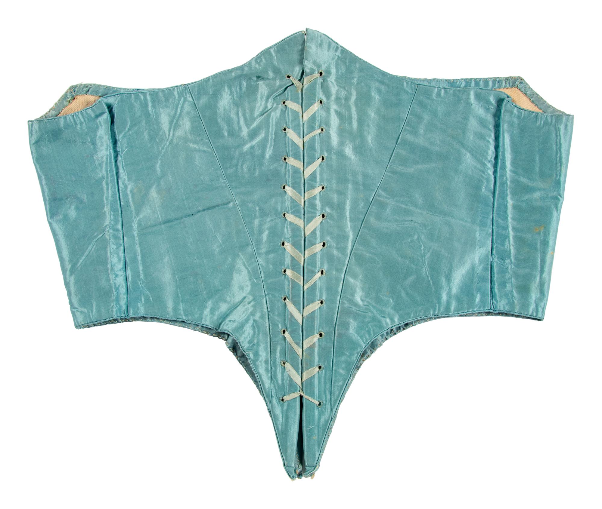 Four "Swiss Waist" Bodices and Corselets, 1860s