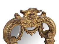 A Pair of Neoclassical Gilt Bronze Girandole Mirrors