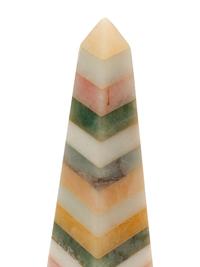 A Collection of Grand Tour Style Marble, Malachite and Rock Crystal Table Ornaments