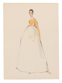 11 Michaele Vollbracht for Geoffrey Beene Fashion Illustrations, Late 1960s