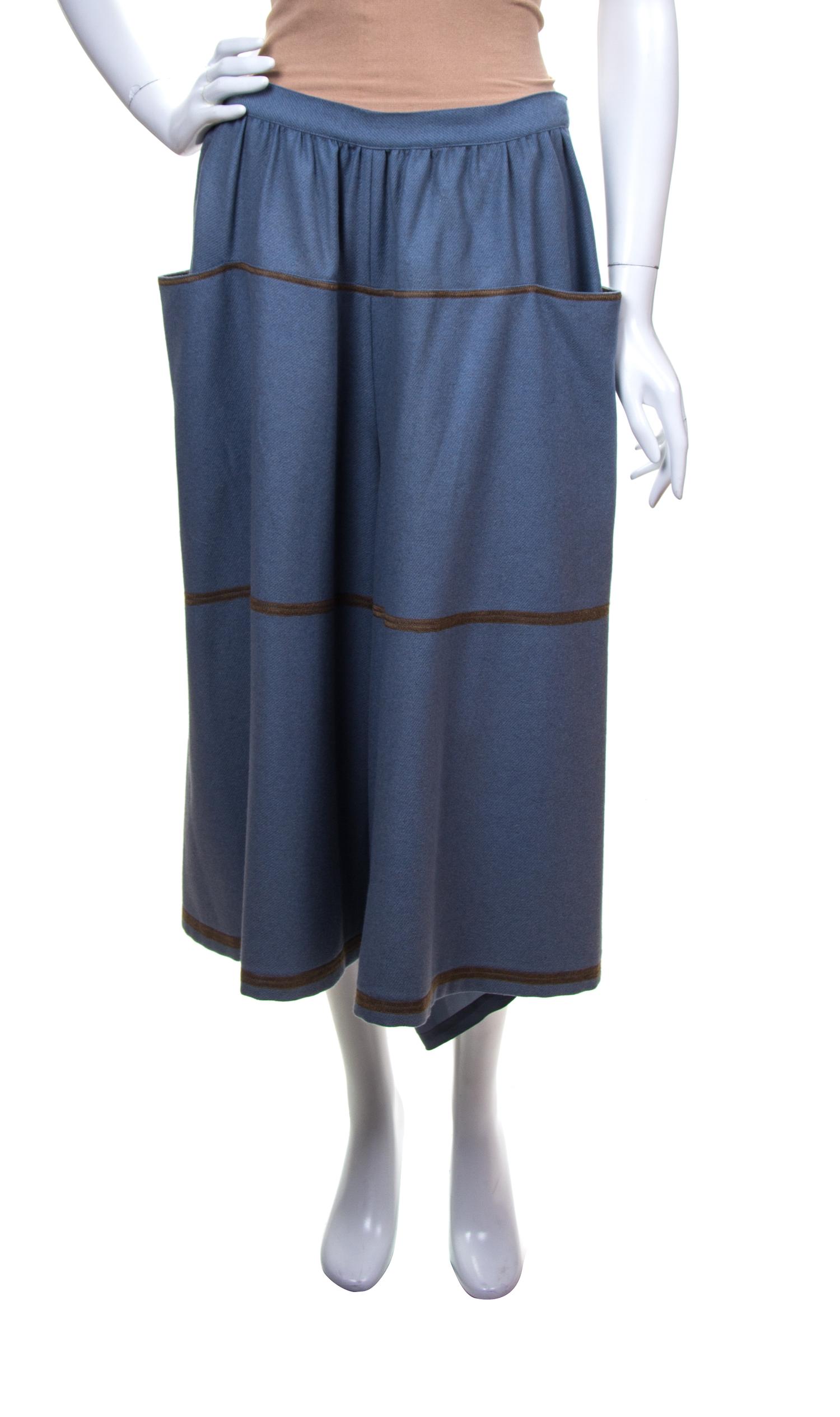 A Missoni Blue Grey Gaucho Pant,